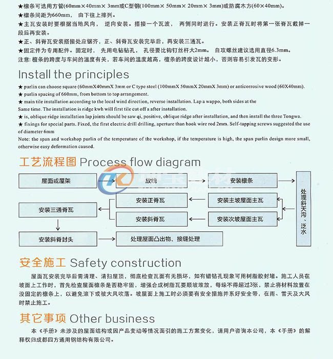 合成樹脂瓦安裝圖3